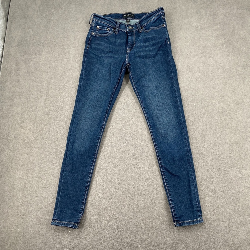 Banana Republic Jeans Womens Petite 26/2‎ Blue Denim Dark Wash Sculpt Skinny Leg
